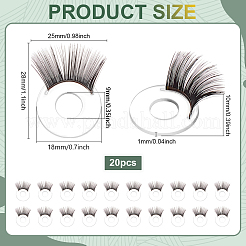 20 yeux artisanaux en acrylique&nbsp;FIND-PH0026-65C