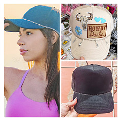 3 juego de cadena para gorra de béisbol de acero inoxidable 304 de 3 estilos&nbsp;AJEW-TA00027