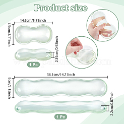 2 poggiapolsi in silicone per mouse e tappetino per tastiera in 2 stili&nbsp;AJEW-NB0008-30A