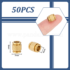 50 Stück 202 Edelstahlperlen&nbsp;STAS-UN0064-73