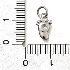 Ottone micro spianare pendenti zirconi&nbsp;KK-Z093-18P