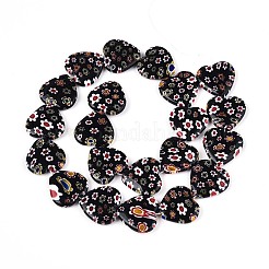 Handgemachte Glasperlen Millefiori-Stränge&nbsp;LAMP-T021-29B