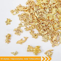 120 pz 10 cabochon in lega e maglie e perline&nbsp;FIND-OC0001-18