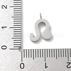Breloques en acier inoxydable 304 micro pavé de zircones cubiques&nbsp;STAS-Z107-09P-09