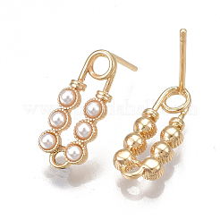 Accessoires de clous d'oreilles en laiton&nbsp;KK-T038-483G