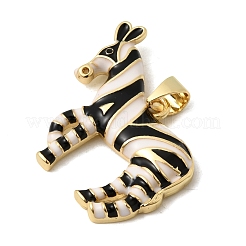 Colgantes de esmalte de latón&nbsp;KK-H267-068G
