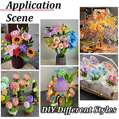 DIY-Sets zum Basteln von Tulpen-Drehstäben&nbsp;AJEW-SC0032-04