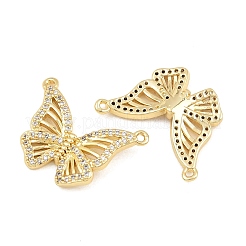 Pendentifs avec zircon cubiques à micro-pavés en laiton&nbsp;CU-CBA908F-05G-07