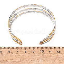 Mehrlagige Armreifen aus Edelstahl 304 für Damen&nbsp;BJEW-G780-02GP