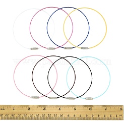 32 stücke 8 farben stahl draht armband schnur diy schmuck machen&nbsp;TWIR-FS0001-02