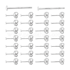 925 flache Ohrstecker aus Sterlingsilber&nbsp;STER-PH0002-76
