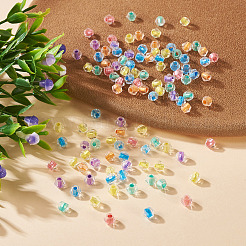 2 sachet de 200 perles de verre transparentes&nbsp;GLAA-TA0003-44H
