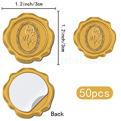 Selbstklebende Wachssiegelaufkleber&nbsp;DIY-CP0010-58B