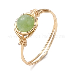 Bagues en quartz naturel&nbsp;RJEW-JR00968-02