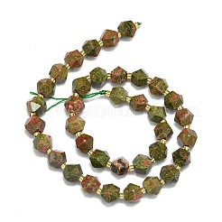 Perline Unakite naturali fili&nbsp;G-I376-A59-01