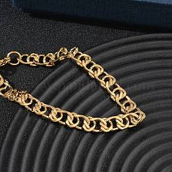 7 mm gedrehte Kettenarmbänder aus Edelstahl 304&nbsp;SA-CBA2696-06G