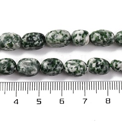 Natürliche grüne Fleck Jaspis Perlen Stränge&nbsp;G-G146-A26-01