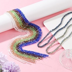 2 brins galvanisent les brins de perles de verre&nbsp;EGLA-YW0001-85A