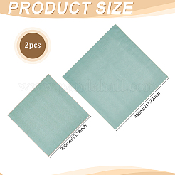 2 Stück 2 Stile Samt magisches selbstklebendes Kameraobjektiv-Wickeltuch&nbsp;DIY-ME0002-70B