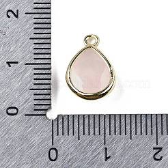 Anhänger aus natürlichem Rosenquarz mit Facettenschliff&nbsp;G-U019-05G-09