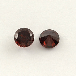 Rautenförmigen Zirkonia zeigte zurück Cabochons&nbsp;ZIRC-R004-8mm-M