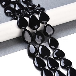 Natürliche schwarze Edelsteinperlenstränge&nbsp;G-Q164-C01-01