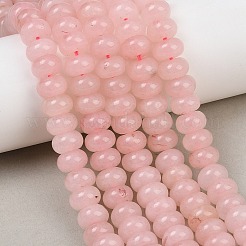 Teñidos naturales blancas abalorios de jade hebras&nbsp;G-G107-A36-01
