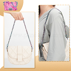 2 poignée de sac en alliage de zinc avec chaîne et câble&nbsp;FIND-PH0009-82D