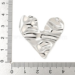 Pendenti in acciaio inossidabile 304 martellato anti-ossidazione&nbsp;STAS-M001-08P