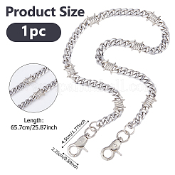 1 Stück Hosenketten aus Stacheldraht aus Edelstahl&nbsp;AJEW-DC0002-18