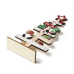 Weihnachtsdekorationen aus Holz&nbsp;DJEW-G041-01A
