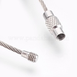 Anlaufgeschützte Herstellung von Armbändern aus Edelstahl 304&nbsp;BJEW-F167-04P-A