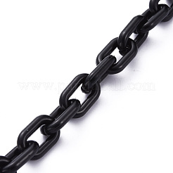 Chaînes de câble acryliques opaques faites à la main&nbsp;X-AJEW-JB00664-01