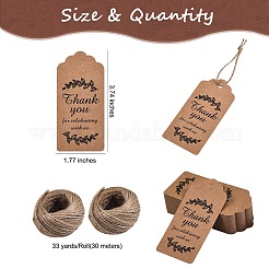 2 Sets 2 Farben Danke fürs Feiern mit uns Geschenkanhänger aus Papier&nbsp;CDIS-SZ0001-10