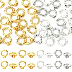 10 Stück Messingring-Charm-Verbinder&nbsp;KK-YW0004-18G