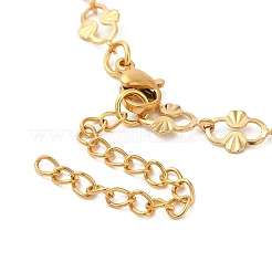 Bracciale a catena in acciaio inossidabile 304 per donna&nbsp;BJEW-I313-01