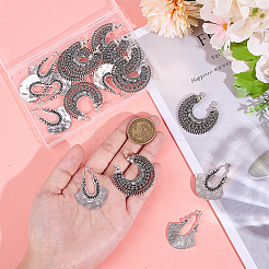 24 stücke 2 stile tibetische stil anhänger aus zinklegierung&nbsp;FIND-DR0001-47