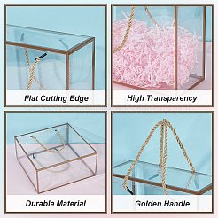 20 boîte cadeau transparente en plastique pour animaux de compagnie&nbsp;AJEW-BC0009-80A