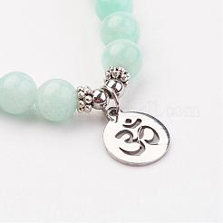 Braccialetti naturali misti di stirata del branello della pietra preziosa&nbsp;BJEW-JB03109