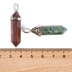 Natürliche indische Achat spitzen Anhänger&nbsp;G-M378-01P-A39