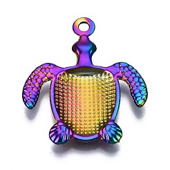 Regenbogenfarbene legierung anhänger&nbsp;PALLOY-S180-178-NR