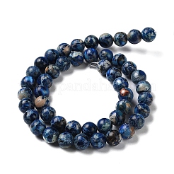 Fili di perle di diaspro imperiale naturale&nbsp;G-I122-8mm-26