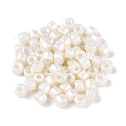 Perlmuttglas-Saatperlen-Perlen mit Backfarbe&nbsp;SEED-T008-03A