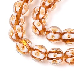 Chapelets de perles vernissées manuelles&nbsp;LAMP-N028-20G