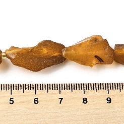 Fili di perle di ambra naturale grezza&nbsp;G-B125-C01-02