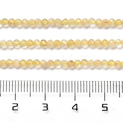Stränge aus erhitzten natürlichen Citrinperlen&nbsp;X-G-Z074-A03-01