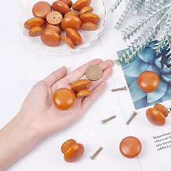 Boutons de tiroir en bois&nbsp;FIND-WH0066-10