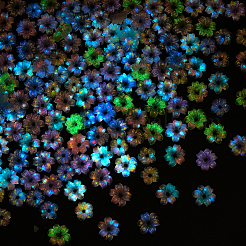 160 Stück 8 Farben Harz Cabochons&nbsp;MRMJ-PA0001-01