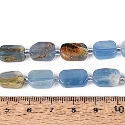 Natürliche blaue Calcit Perlen Stränge&nbsp;G-T138-26A-13