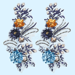 Patchs en tissu de dentelle brodée en polyester&nbsp;AJEW-WH20070-079B